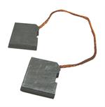BRUSHES WITH WIRE AND CONNECTED IN PAIRS, NO TERMINALS