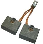 BRUSHES WITH WIRE AND CONNECTED IN PAIRS, WITH TERMINALS
