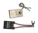 1e MOTOR BRUSHES WITH MULTIPLE SHUNTS AND TERMINAL