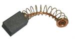 MOTOR SPLIT BRUSHES WITH SPRING, WIRE SHUNT AND ROUND CAP